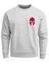 Sweatshirt Herren Logo Print Sparta-Helm Spartaner Gladiator Krieger Warrior Rundhals-Pullover Fashion Streetwear Neverless®preview