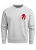 Sweatshirt Herren Logo Print Sparta-Helm Spartaner Gladiator Krieger Warrior Rundhals-Pullover Fashion Streetwear Neverless®preview