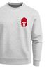 Sweatshirt Herren Logo Print Sparta-Helm Spartaner Gladiator Krieger Warrior Rundhals-Pullover Fashion Streetwear Neverless®preview