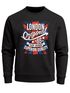 Sweatshirt Herren London Vintage England Großbritannien UK Flagge Rundhals-Pullover Neverless®preview