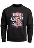 Sweatshirt Herren London Vintage England Großbritannien UK Flagge Rundhals-Pullover Neverless®preview