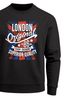 Sweatshirt Herren London Vintage England Großbritannien UK Flagge Rundhals-Pullover Neverless®preview