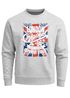 Sweatshirt Herren London Vintage England Großbritannien UK Flagge Rundhals-Pullover Neverless®preview