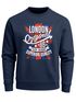 Sweatshirt Herren London Vintage England Großbritannien UK Flagge Rundhals-Pullover Neverless®preview