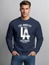 Sweatshirt Herren Los Angeles California LA Palme Rundhals-Pullover Neverless®preview