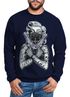 Sweatshirt Herren Marilyn Monroe Pistole Gun Gangster Rundhals-Pullover Moonworks®preview