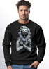 Sweatshirt Herren Marilyn Monroe Pistole Gun Gangster Rundhals-Pullover Moonworks®preview