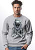 Sweatshirt Herren Marilyn Monroe Pistole Gun Gangster Rundhals-Pullover Moonworks®preview