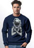 Sweatshirt Herren Marilyn Monroe Pistole Gun Gangster Rundhals-Pullover Moonworks®preview