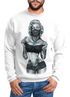 Sweatshirt Herren Marilyn Monroe Tattoo Sexy Rundhals-Pullover Moonworks®preview