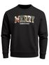 Sweatshirt Herren Merry Christmas Weihnachstpullover College Style Pullover mit Print Fashion Streetwear Neverless®preview