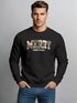 Sweatshirt Herren Merry Christmas Weihnachstpullover College Style Pullover mit Print Fashion Streetwear Neverless®preview