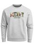 Sweatshirt Herren Merry Christmas Weihnachstpullover College Style Pullover mit Print Fashion Streetwear Neverless®preview