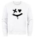 Sweatshirt Herren mit Aufdruck Motiv Smile Print Rundhals-Pullover Fashion Streetwear Neverless®preview