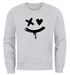 Sweatshirt Herren mit Aufdruck Motiv Smile Print Rundhals-Pullover Fashion Streetwear Neverless®preview