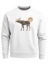 Sweatshirt Herren mit Aufdruck Polygon Elch Outdoor Motive Wandern Natur Wald Rundhals-Pullover Fashion Streetwear Neverless®preview