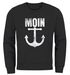 Sweatshirt Herren Moin Anker Retro Print Aufdruck Maritim Nordisch Rundhals-Pullover Fashion Streetwear Neverless®preview