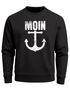 Sweatshirt Herren Moin Anker Retro Print Aufdruck Maritim Nordisch Rundhals-Pullover Fashion Streetwear Neverless®preview