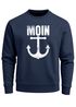 Sweatshirt Herren Moin Anker Retro Print Aufdruck Maritim Nordisch Rundhals-Pullover Fashion Streetwear Neverless®preview