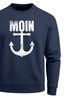 Sweatshirt Herren Moin Anker Retro Print Aufdruck Maritim Nordisch Rundhals-Pullover Fashion Streetwear Neverless®preview