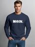 Sweatshirt Herren Moin Dialekt Norden Hamburg Anker Print Rundhals-Pullover Fashion Streetwear Neverless®preview