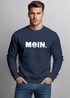 Sweatshirt Herren Moin Dialekt Norden Hamburg Anker Print Rundhals-Pullover Fashion Streetwear Neverless®preview