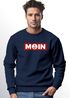 Sweatshirt Herren Moin norddeutsch Morgen Anker Rundhals-Pullover Neverless®preview