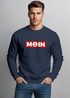 Sweatshirt Herren Moin norddeutsch Morgen Anker Rundhals-Pullover Neverless®preview
