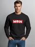 Sweatshirt Herren Moin Skull Totenkopf Aufdruck Nordisch Print Parodie Rundhals-Pullover Fashion Streetwear Neverless®preview