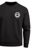 Sweatshirt Herren Motiv Drip Face Drippy Smile Herz-Augen Lächeln Graffiti Rundhals-Pullover Streetwear Neverless®preview