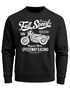 Sweatshirt Herren Motorrad Bike Retro Full Speed Rundhals-Pullover Neverless®preview