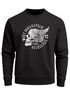 Sweatshirt Herren Motorrad Biker Totenkopf Skull Wings Vintage Rundhals-Pullover Neverless®preview