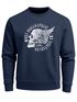 Sweatshirt Herren Motorrad Biker Totenkopf Skull Wings Vintage Rundhals-Pullover Neverless®preview