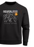 Sweatshirt Herren Mountain Berge Frontprint Pullover mit Print Mission Unknown Schriftzug Fashion Streetwear Neverless®preview