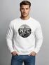Sweatshirt Herren NYC New York City Manhatten Skyline Fotoprint Neverless®preview