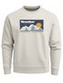 Sweatshirt Herren ohne Kapuze Frontprint Expedition Mountain Berge Design Rundhals-Pullover Fashion Streetwear Neverless®preview