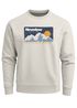 Sweatshirt Herren ohne Kapuze Frontprint Expedition Mountain Berge Design Rundhals-Pullover Fashion Streetwear Neverless®preview