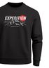 Sweatshirt Herren ohne Kapuze Frontprint Grafik Bergmotiv Pullover mit Print Outdoor Fashion Streetwear Neverless®preview