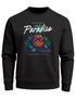 Sweatshirt Herren ohne Kapuze Frontprint Paradiso Pineapple DJ Ananas Design Electronic Music Streetwear Pullover Fashion Neverless®preview