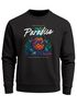 Sweatshirt Herren ohne Kapuze Frontprint Paradiso Pineapple DJ Ananas Design Electronic Music Streetwear Pullover Fashion Neverless®preview