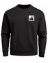 Sweatshirt Herren ohne Kapuze Frontprint Rundhals-Pullover Fashion Streetwear Neverless®preview