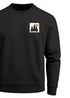 Sweatshirt Herren ohne Kapuze Frontprint Rundhals-Pullover Fashion Streetwear Neverless®preview