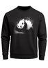 Sweatshirt Herren Panda Splash Rundhals-Pullover Neverless®preview