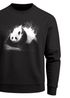 Sweatshirt Herren Panda Splash Rundhals-Pullover Neverless®preview