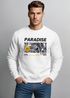 Sweatshirt Herren Paradise Unlimited Sommer Rundhals-Pullover Fashion Streetwear Neverless®preview