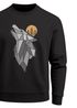 Sweatshirt Herren Polygon Print Wolf Wald Outdoor Adventure Natur Tiermotiv Rundhals-Pullover Fashion Streetwear Neverless®preview