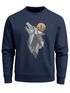 Sweatshirt Herren Polygon Print Wolf Wald Outdoor Adventure Natur Tiermotiv Rundhals-Pullover Fashion Streetwear Neverless®preview