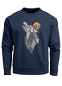 Sweatshirt Herren Polygon Print Wolf Wald Outdoor Adventure Natur Tiermotiv Rundhals-Pullover Fashion Streetwear Neverless®preview