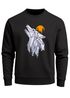 Sweatshirt Herren Polygon Print Wolf Wald Outdoor Adventure Natur TiermotivRundhals-Pullover Fashion Streetwear Neverless®preview