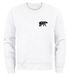 Sweatshirt Herren Print Aufdruck Bär Polygon Design Wander Outdoor Rundhals-Pullover Fashion Streetwear Neverless®preview